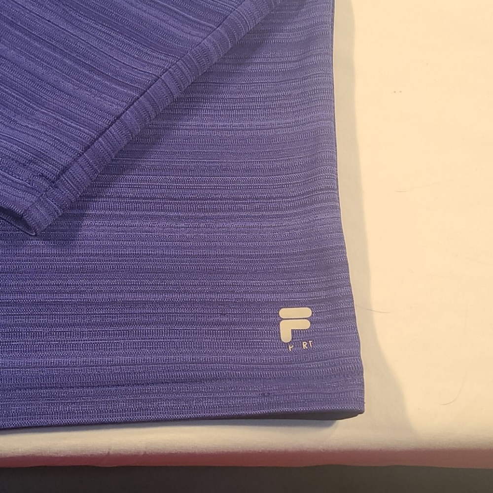 Fila Men's 1/4 Zip Dress Sweat Shirt L - Picture 4 of 12